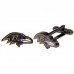 Baltimore Ravens Silver-Plated Team Logo Cufflinks