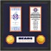 Chicago Bears Super Bowl Ticket Collection Wall Frame
