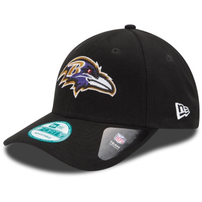 Бейсболка Baltimore Ravens New Era Black Raven Logo The League 9FORTY