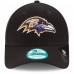 Бейсболка Baltimore Ravens New Era Black Raven Logo The League 9FORTY