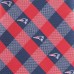 Галстук New England Patriots Woven Checkered - Navy Blue/Red