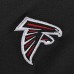 Atlanta Falcons Antigua Black Pique Xtra-Lite Polo