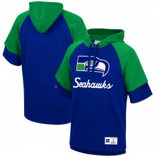 Футболка с капюшоном Seattle Seahawks Mitchell & Ness Fleece