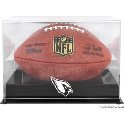 Arizona Cardinals Fanatics Authentic Black Base Football Logo Display Case with Mirror Back