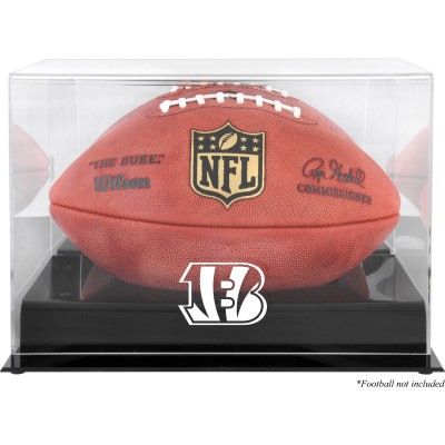 Cincinnati Bengals Fanatics Authentic Black Base Football Logo Display Case with Mirror Back