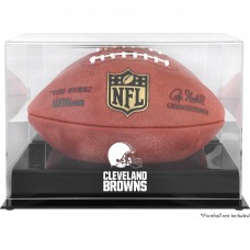 Cleveland Browns Fanatics Authentic Black Base Football Logo Display Case with Mirror Back
