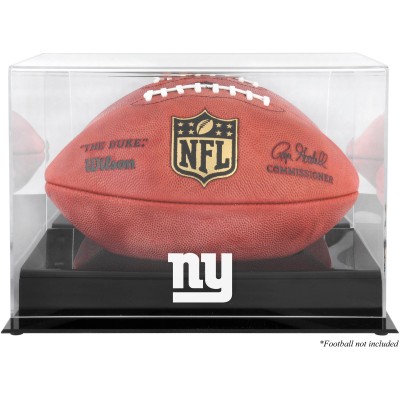 New York Giants Fanatics Authentic Black Base Football Logo Display Case with Mirror Back