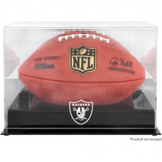 Las Vegas Raiders Fanatics Authentic Black Base Football Logo Display Case with Mirror Back