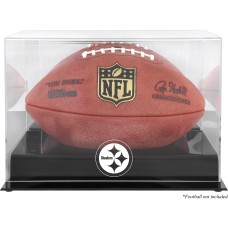 Pittsburgh Steelers Fanatics Authentic Black Base Football Logo Display Case with Mirror Back