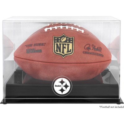 Pittsburgh Steelers Fanatics Authentic Black Base Football Logo Display Case with Mirror Back