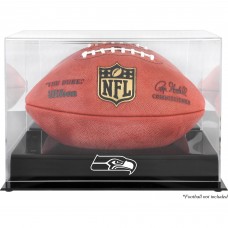 Seattle Seahawks Fanatics Authentic Black Base Football Logo Display Case with Mirror Back