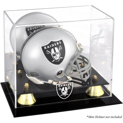 Las Vegas Raiders Fanatics Authentic Golden Classic Mini Helmet Display Case
