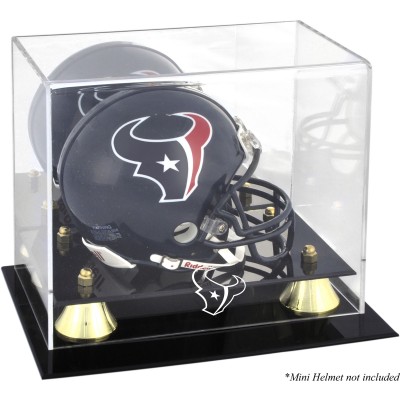 Houston Texans Fanatics Authentic Golden Classic Helmet Display Case with Mirrored Back