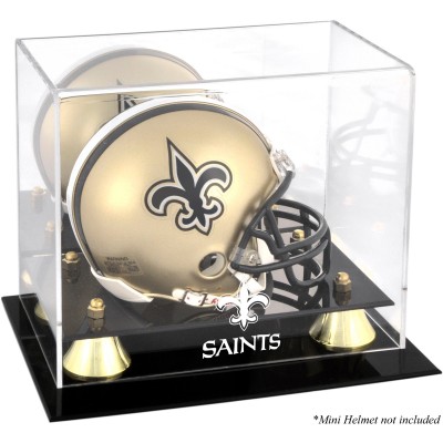 New Orleans Saints Fanatics Authentic Golden Classic Mini Helmet Display Case