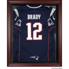 New England Patriots Fanatics Authentic Mahogany Framed Jersey Logo Display Case
