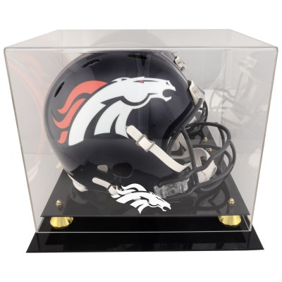 Denver Broncos Fanatics Authentic Golden Classic Helmet Display Case with Mirrored Back
