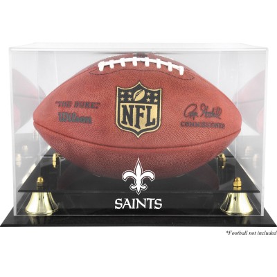 New Orleans Saints Fanatics Authentic Golden Classic Team Logo Football Display Case