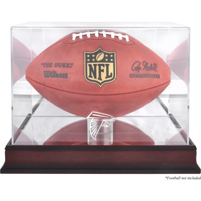 Atlanta Falcons Fanatics Authentic Mahogany Football Logo Display Case with Mirror Back