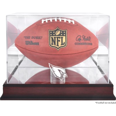 Arizona Cardinals Fanatics Authentic Mahogany Football Logo Display Case with Mirror Back