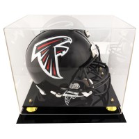 Atlanta Falcons Fanatics Authentic Golden Classic Helmet Display Case with Mirrored Back
