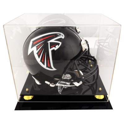 Atlanta Falcons Fanatics Authentic Golden Classic Helmet Display Case with Mirrored Back