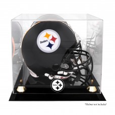 Pittsburgh Steelers Fanatics Authentic Golden Classic Helmet Display Case with Mirrored Back Pittsburgh Steelers Fanatics Authentic Golden Classic Helmet Display Case with Mirrored Back