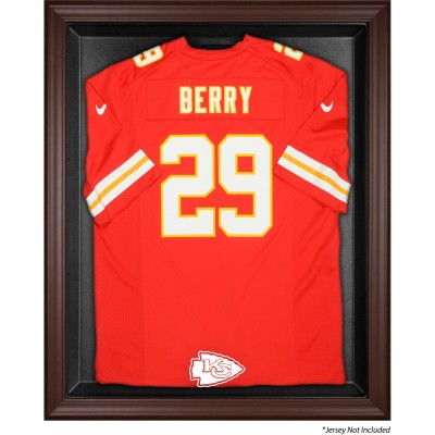 Kansas City Chiefs Fanatics Authentic Brown Framed Logo Jersey Display Case
