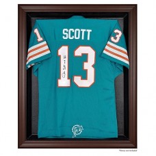 Miami Dolphins Fanatics Authentic Brown Framed Logo Jersey Display Case