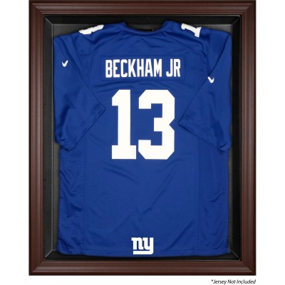 New York Giants Fanatics Authentic Brown Framed Logo Jersey Display Case