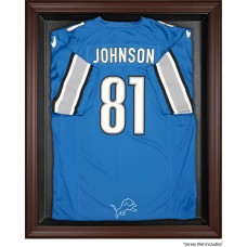 Detroit Lions Fanatics Authentic Brown Framed Logo Jersey Display Case