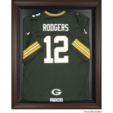 Green Bay Packers Fanatics Authentic Brown Framed Logo Jersey Display Case