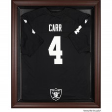 Las Vegas Raiders Fanatics Authentic Brown Framed Logo Jersey Display Case