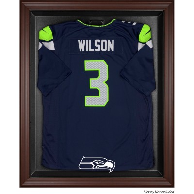 Seattle Seahawks Fanatics Authentic Brown Framed Logo Jersey Display Case