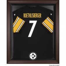 Pittsburgh Steelers Fanatics Authentic Brown Framed Logo Jersey Display Case