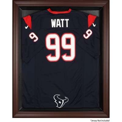 Houston Texans Fanatics Authentic Brown Framed Logo Jersey Display Case
