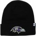 Шапка Baltimore Ravens 47 Brand Black Raised Cuffed Knit