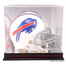 Buffalo Bills Fanatics Authentic Mahogany Helmet Logo Display Case with Mirror Back