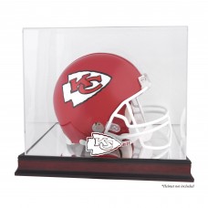 Kansas City Chiefs Fanatics Authentic Mahogany Helmet Logo Display Case with Mirror Back