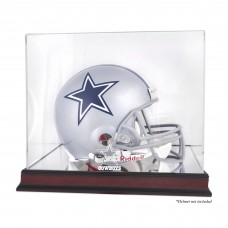 Dallas Cowboys Fanatics Authentic Mahogany Helmet Logo Display Case with Mirror Back