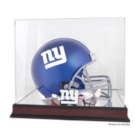 New York Giants Fanatics Authentic Mahogany Helmet Logo Display Case with Mirror Back