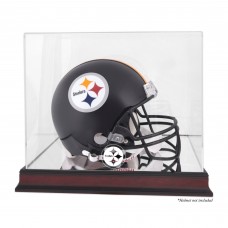 Pittsburgh Steelers Fanatics Authentic Mahogany Helmet Logo Display Case with Mirror Back