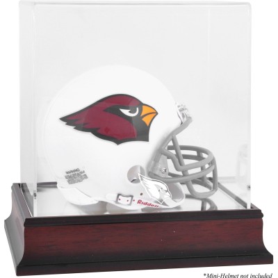 Arizona Cardinals Fanatics Authentic Mahogany Logo Mini Helmet Display Case