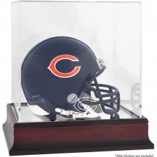 Chicago Bears Fanatics Authentic Mahogany Logo Mini Helmet Display Case