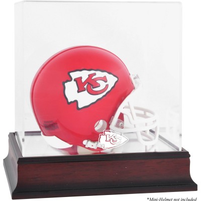 Kansas City Chiefs Fanatics Authentic Mahogany Logo Mini Helmet Display Case
