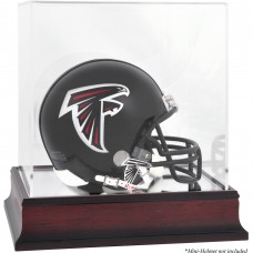 Atlanta Falcons Fanatics Authentic Mahogany Logo Mini Helmet Display Case