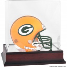 Green Bay Packers Fanatics Authentic Mahogany Logo Mini Helmet Display Case