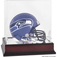 Seattle Seahawks Fanatics Authentic Mahogany Logo Mini Helmet Display Case