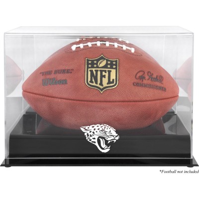 Jacksonville Jaguars Fanatics Authentic Black Base Football Logo Display Case with Mirror Back