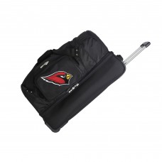 Arizona Cardinals MOJO 27 2-Wheel Drop Bottom Rolling Duffel Bag - Black