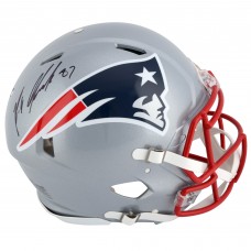 Autographed New England Patriots Rob Gronkowski Fanatics Authentic Riddell Pro-Line Speed Helmet Autographed New England Patriots Rob Gronkowski Fanatics Authentic Riddell Pro-Line Speed Helmet